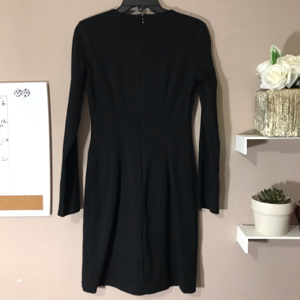 SOLD Nicole Miller Vintage Black Dress Pearl - Picture 4 of 7